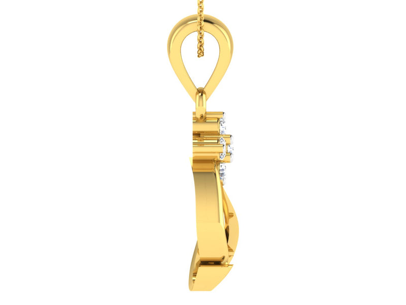 women's pendant in gold