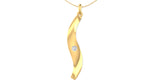 The Unisex Twisted stick pendant