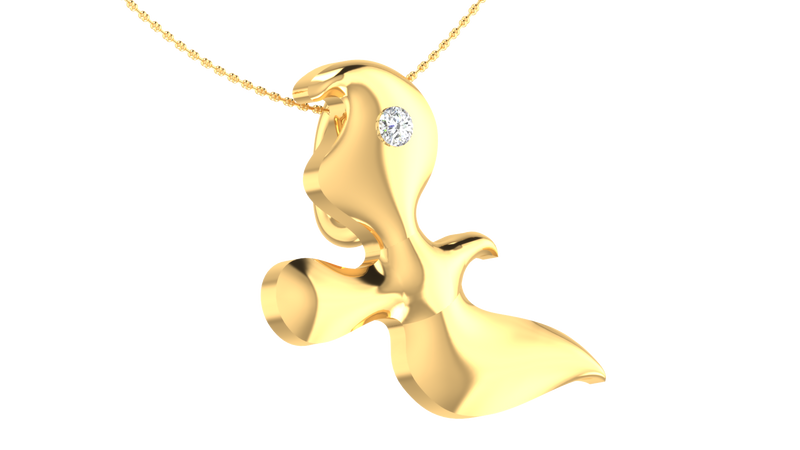 The Bird unisex pendant