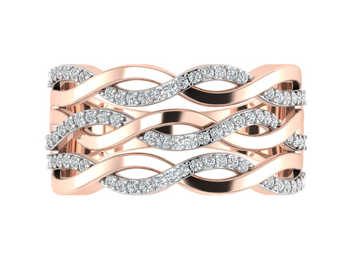 women's ring in rose gold