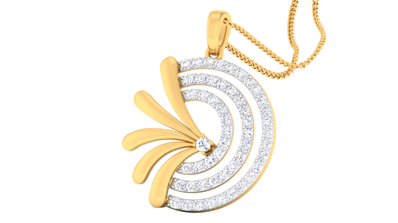 women's pendant in gold