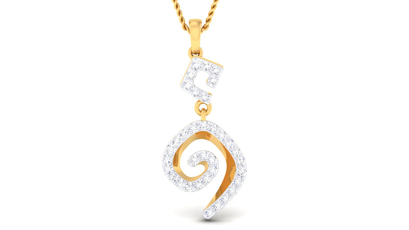 women's pendant in gold