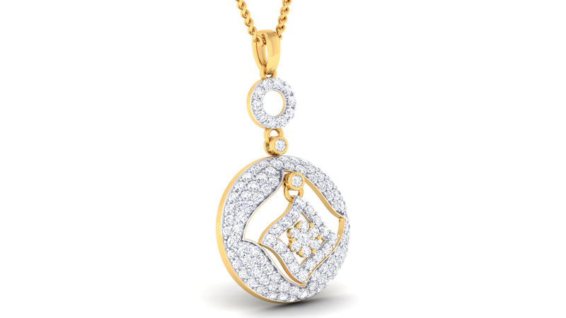 women's pendant in diamond