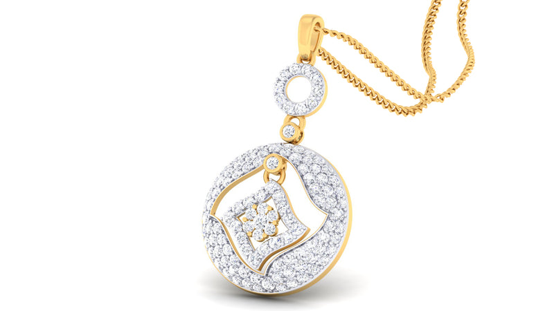 women's pendant in diamond