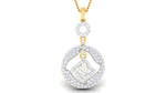 women's pendant in diamond