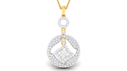women's pendant in diamond