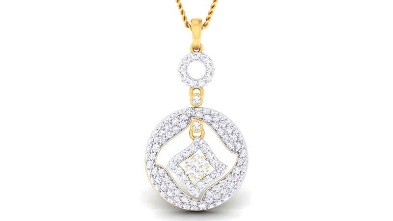 women's pendant in diamond