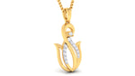 women's pendant in gold