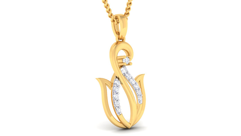 women's pendant in gold