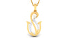 women's pendant in gold