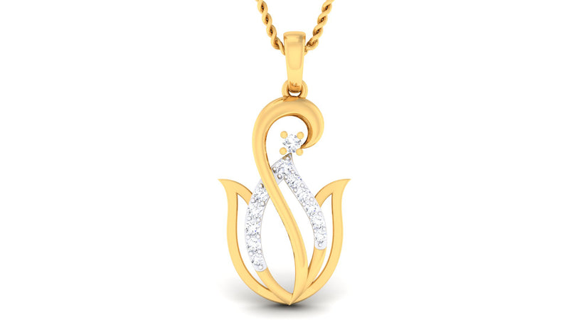 women's pendant in gold