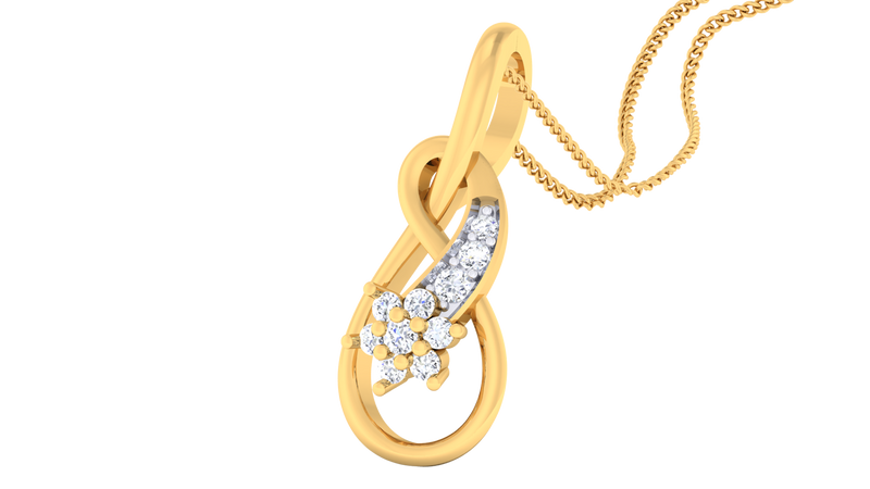 women's pendant in gold