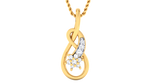 women's pendant in gold