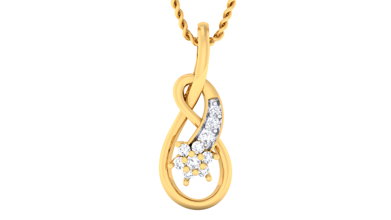 women's pendant in gold