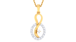 women's pendant in gold