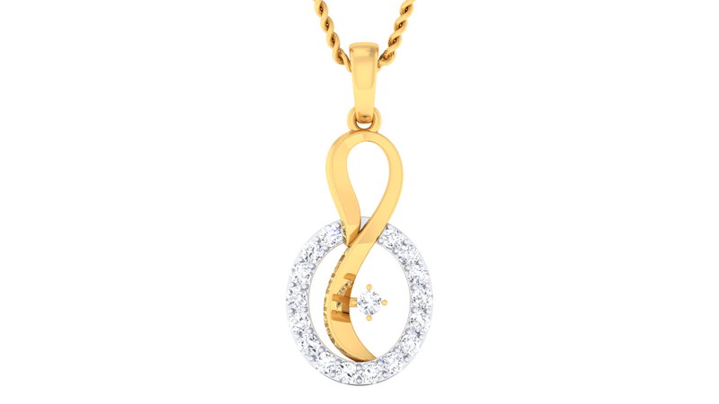 women's pendant in gold