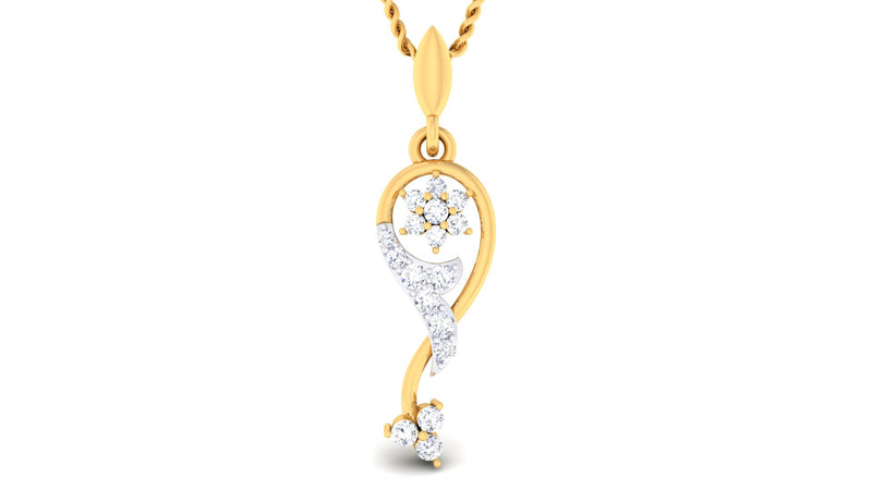 women's pendant in gold