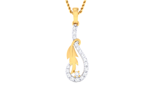 women's pendant in diamond