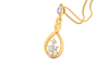 women's pendant in gold