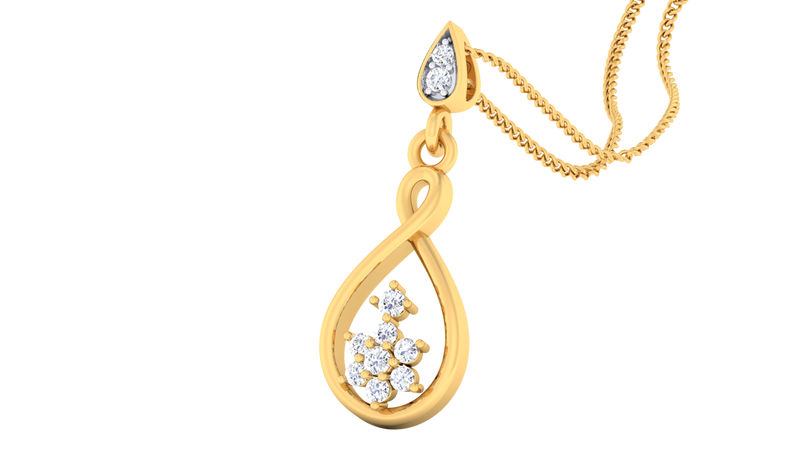 women's pendant in gold