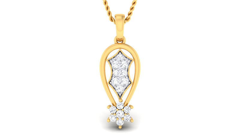 women's pendant in diamond