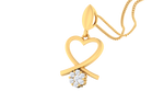 women's pendant in gold