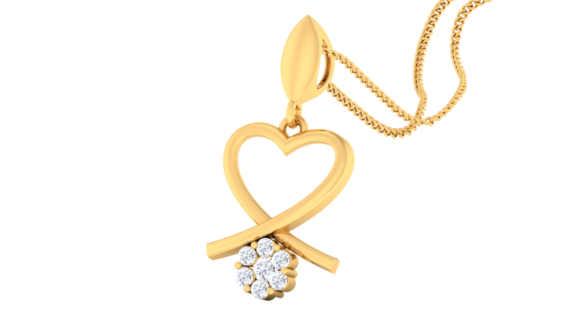 women's pendant in gold