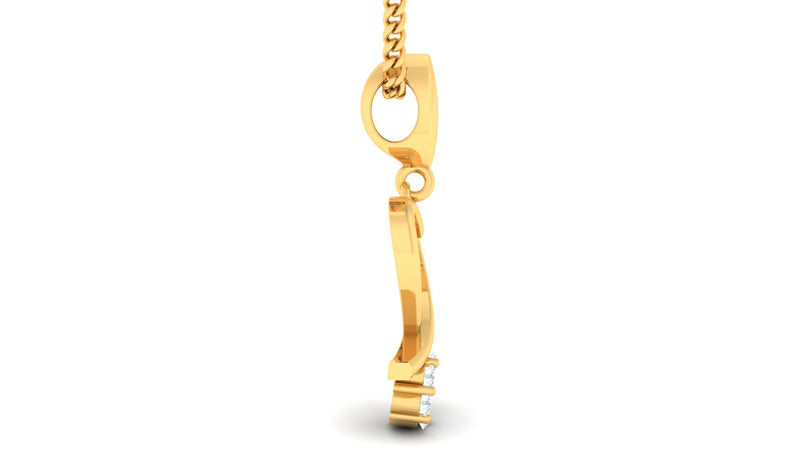 women's pendant in gold