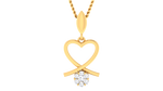 women's pendant in gold
