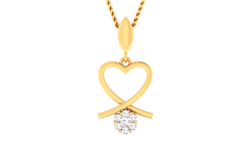 women's pendant in gold