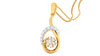 women's pendant in gold