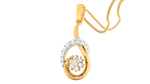 women's pendant in gold