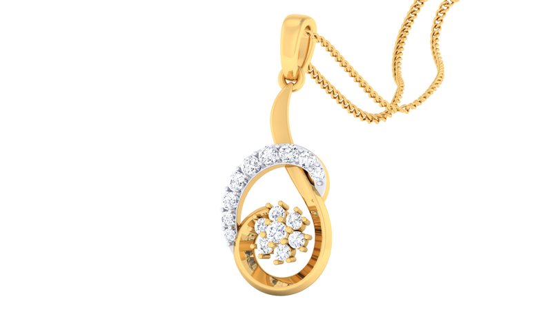 women's pendant in gold