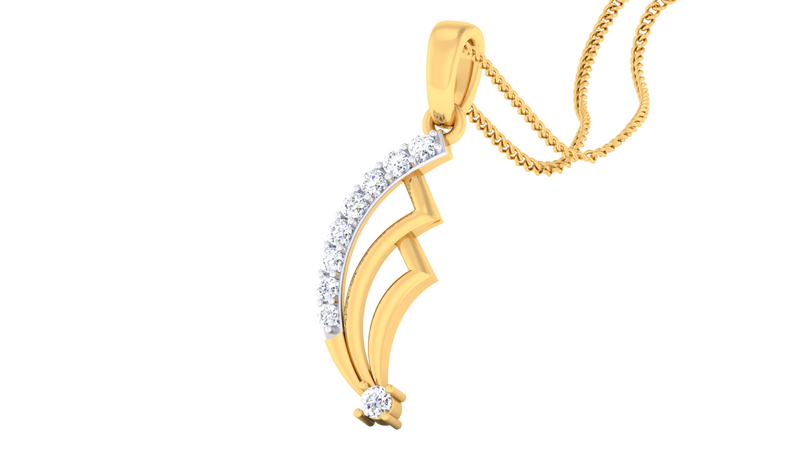 women's pendant in gold