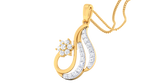 women's pendant in gold