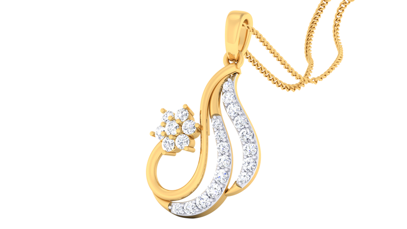 women's pendant in gold