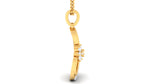 women's pendant in gold