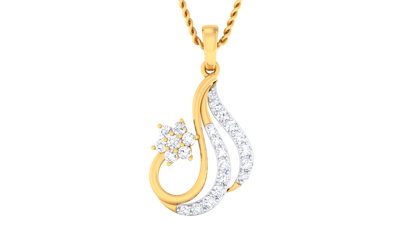 women's pendant in gold