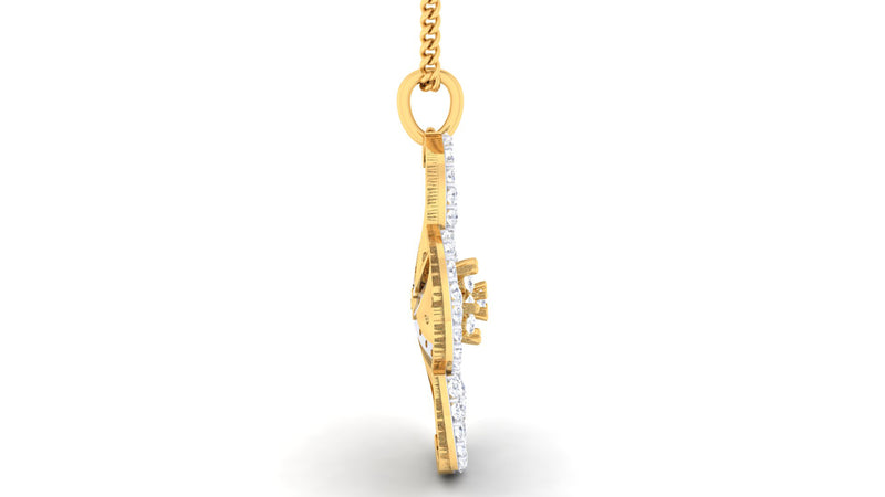 women's pendant in gold