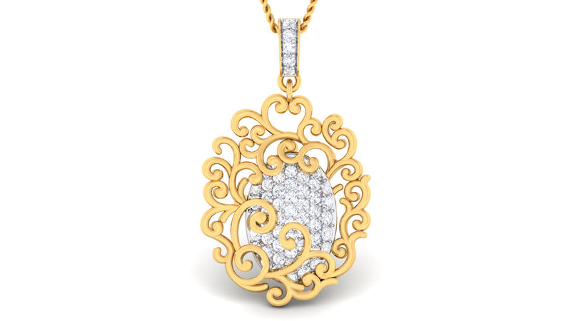 women's pendant in gold