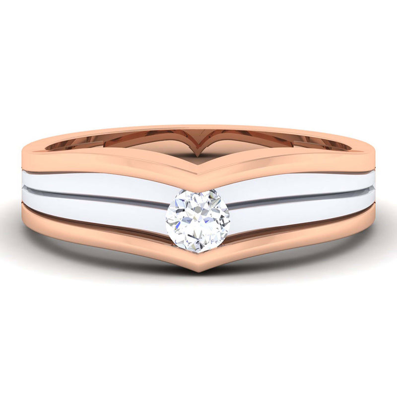 Solitaire Couple Band