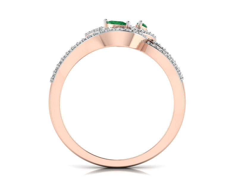 women's ring in rose gold