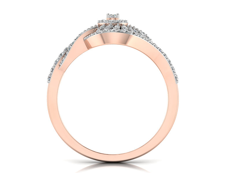 women's ring in rose gold