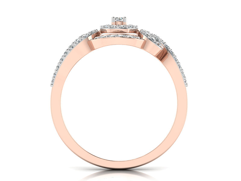 women's ring in rose gold