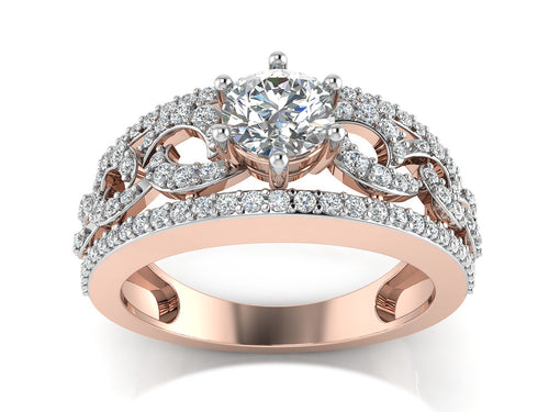 women's ring in rose gold