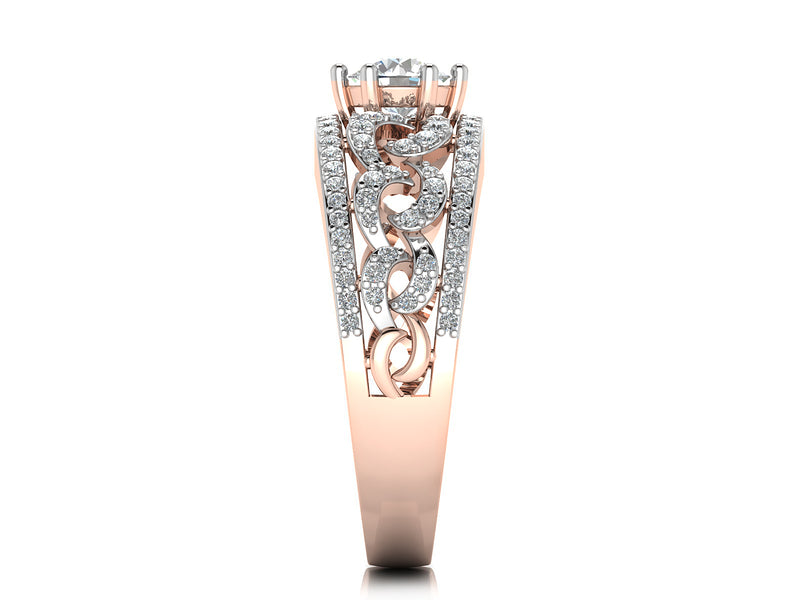 women's ring in rose gold