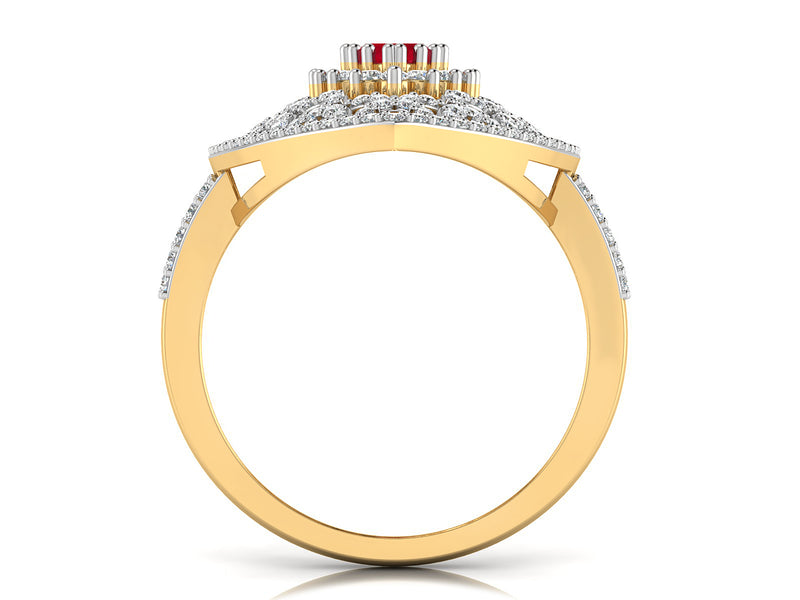 The Red Marquis Diamond Ring