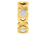 men's ring in gold and diamond