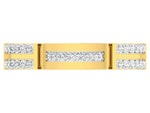 gold and diamond couple bands