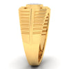 men's ring in gold and diamond